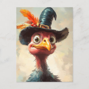 Carte Postale Dessin Thanksgiving Turquie