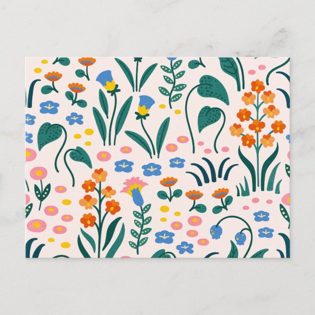 Carte postale Dessin vintage (Devant)