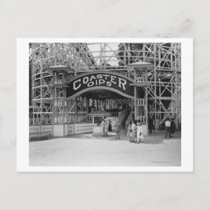 Carte Postale Dessous de verre à rouleaux à Glen Echo Park Photo