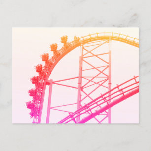 Carte Postale Dessous de verre à rouleaux X2 Six Flags Magic Mou