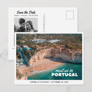 Carte Postale Destination de week-end de mariage au Portugal, ca