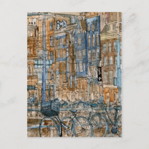 Carte Postale Destinations   Aquarelle New York City View