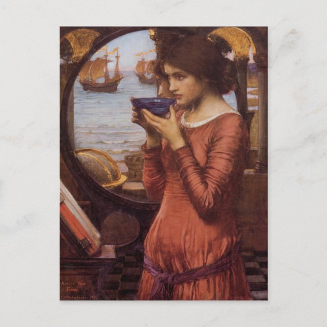 Carte Postale Destiny John William Waterhouse (Devant)