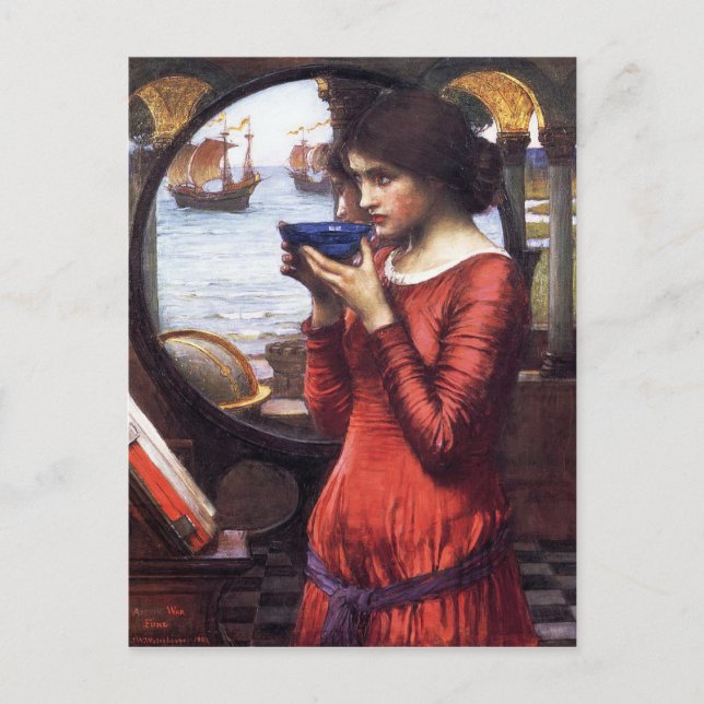 Carte Postale DESTiNY, par John William Waterhouse, 1900 (Devant)