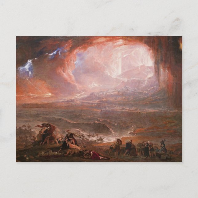 Carte Postale Destruction De Pompéi Et D'Herculanum (Devant)