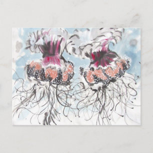 Carte postale Détail de la méduse de cèdre