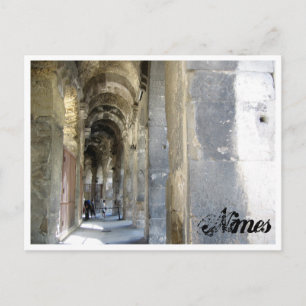 Carte Postale Détail de l'amphithéâtre, Nîmes, France