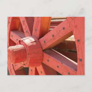 Carte Postale Détail de roue de chariot