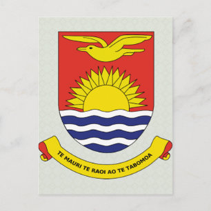 Carte Postale Détail des armoiries de Kiribati