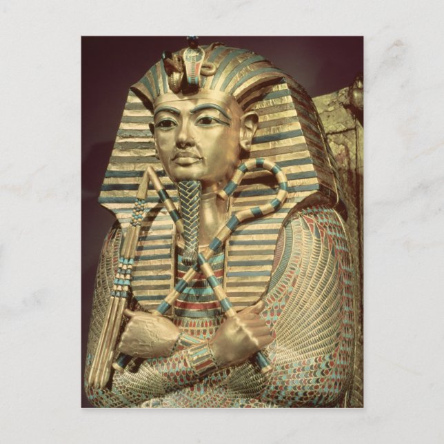 Carte Postale Détail du deuxième cercueil de mummiform (Devant)