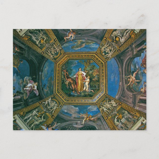 Carte Postale Détail du plafond de la chapelle Sixtine (Devant)