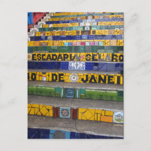 Carte Postale détails des étapes du rio selaron