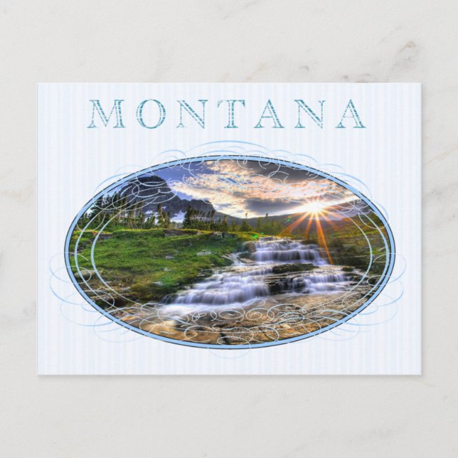 Carte postale d'état du Montana (Devant)
