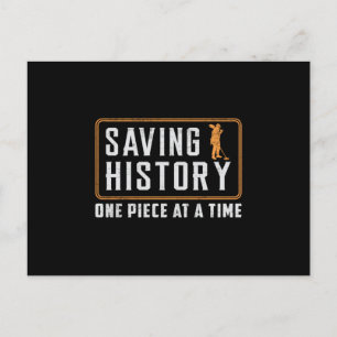 Carte Postale Détecteur Détecteur Métal Détection Idée Cadeau