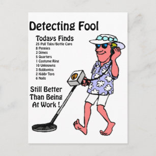 Carte Postale Détecteurs métalliques