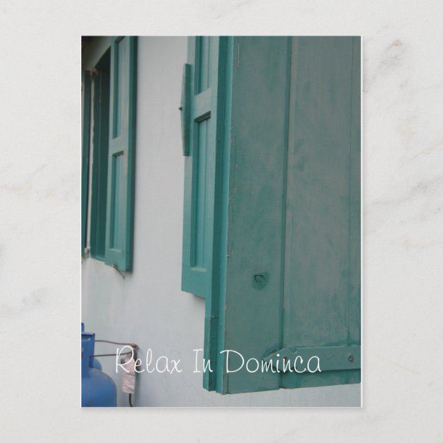 Carte Postale Détendez-Vous À Dominca (Devant)