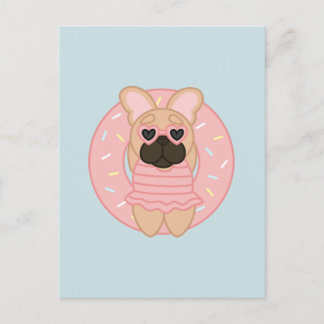 Carte Postale Détendez-vous robe de chasse d'été French Bulldog 