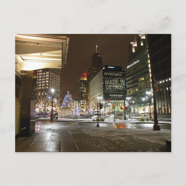 Carte postale Detroit Michigan (Devant)