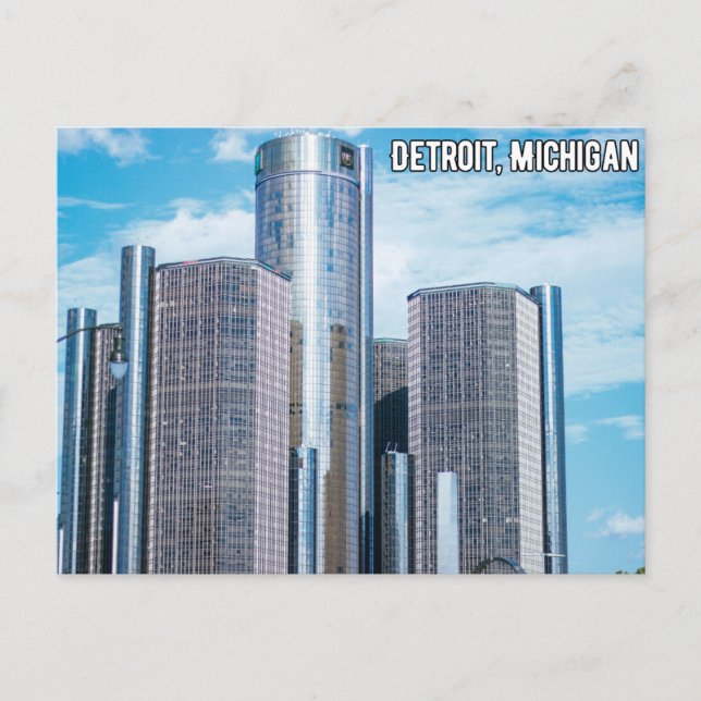 Carte postale Detroit Michigan (Devant)