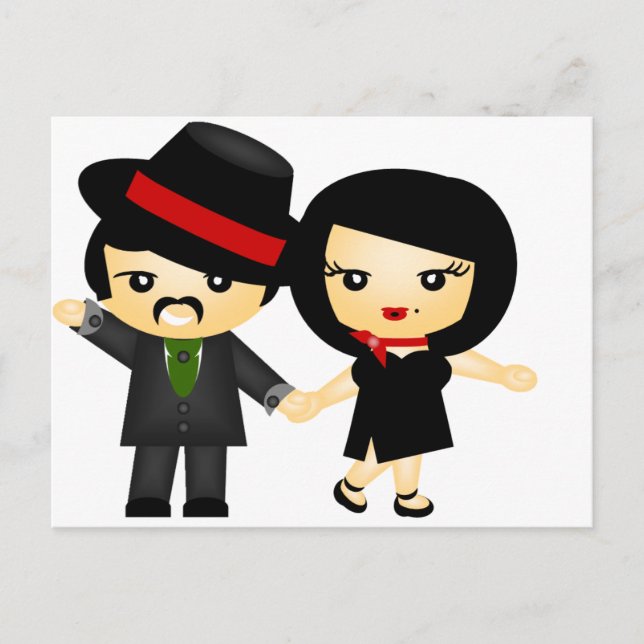 Carte Postale Deux à Tango (Devant)