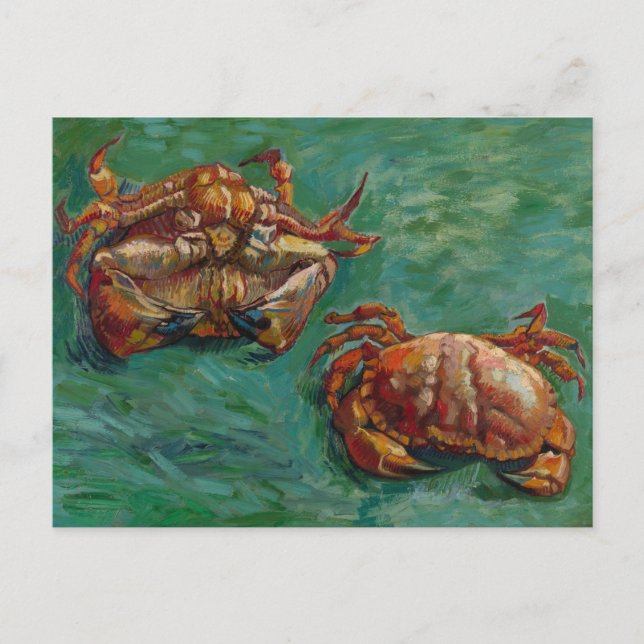Carte Postale Deux crabes par Vincent van Gogh (Devant)
