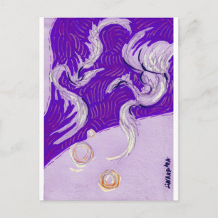 Carte Postale Deux Dragons, Trois Soleils