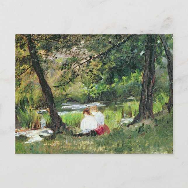 Carte Postale Deux femmes assises (Devant)