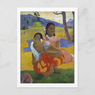 Carte Postale Deux femmes tahitiennes, Gauguin