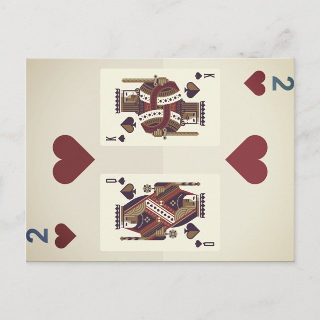 Carte Postale Deux Hearts (Devant)
