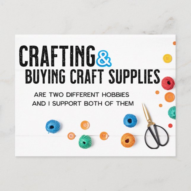 Carte Postale Deux hobbies différents (Devant)