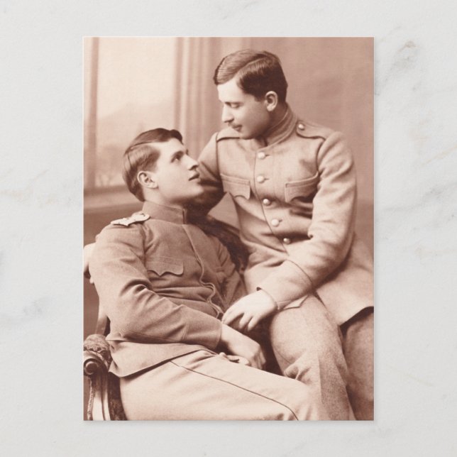 Carte Postale Deux hommes (Devant)