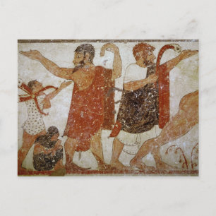 Carte Postale Deux hommes, de la Tombe de l'Augursx