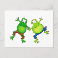 Deux joyeux compagnons de grenouilles