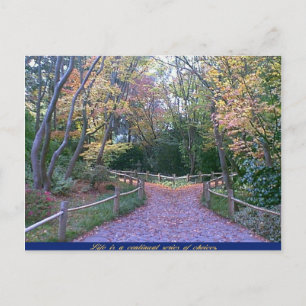 Carte Postale Deux routes