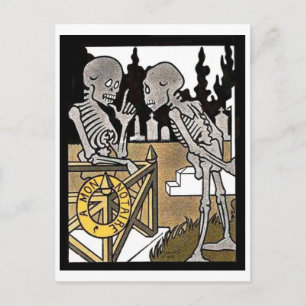 Carte postale Deux Skeletons