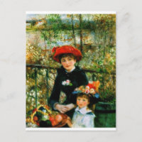 Deux Soeurs en terrasse par Renoir