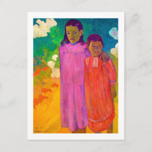 Carte Postale Deux Soeurs, Gauguin