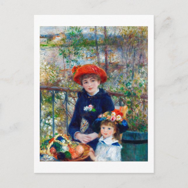 Carte Postale Deux Soeurs, Renoir (Devant)