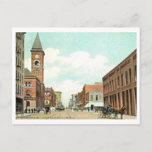 Carte Postale Deuxième Avenue vintage à Birmingham, Alabama