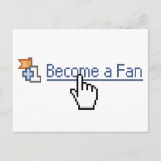 Carte Postale Devenez fan