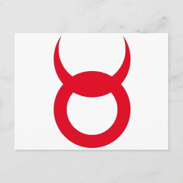 Carte Postale Devil Horns - Emo, goth, alternative, rock, grunge (Devant)