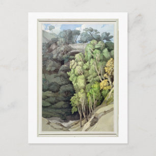 Carte Postale Devil's Bridge, 1810 (avec stylo et encre au-dessu