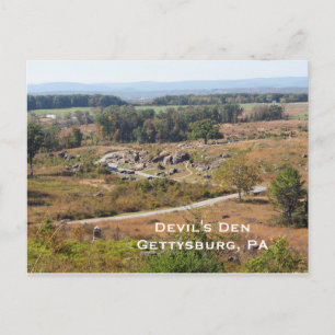 Carte Postale Devil's Den à Gettysburg PA