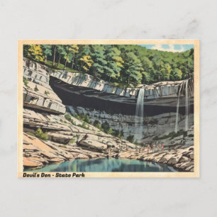 Carte postale Devil's Den State Park Cascade Vinta