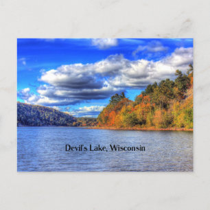 Carte Postale Devil's Lake, Wisconsin photo pittoresque