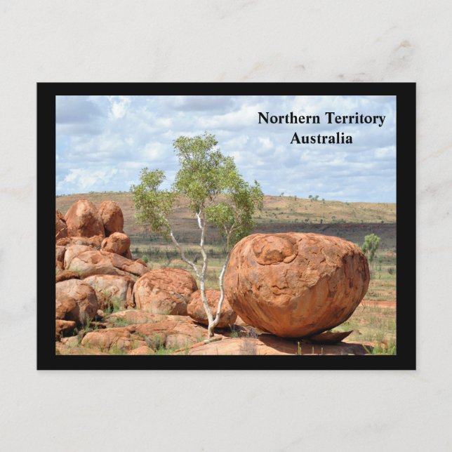 Carte Postale Devils Marbles / Territoire du Nord / Australie (Devant)