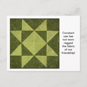Carte postale Devis bloc surface