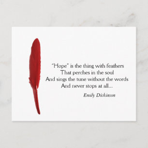 Carte Postale Devis motivant Hope