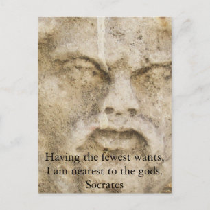 Carte Postale DEVIS Socrates