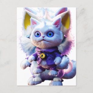 Carte Postale Dévoiler l'énigmatique monstre blanc CGI :